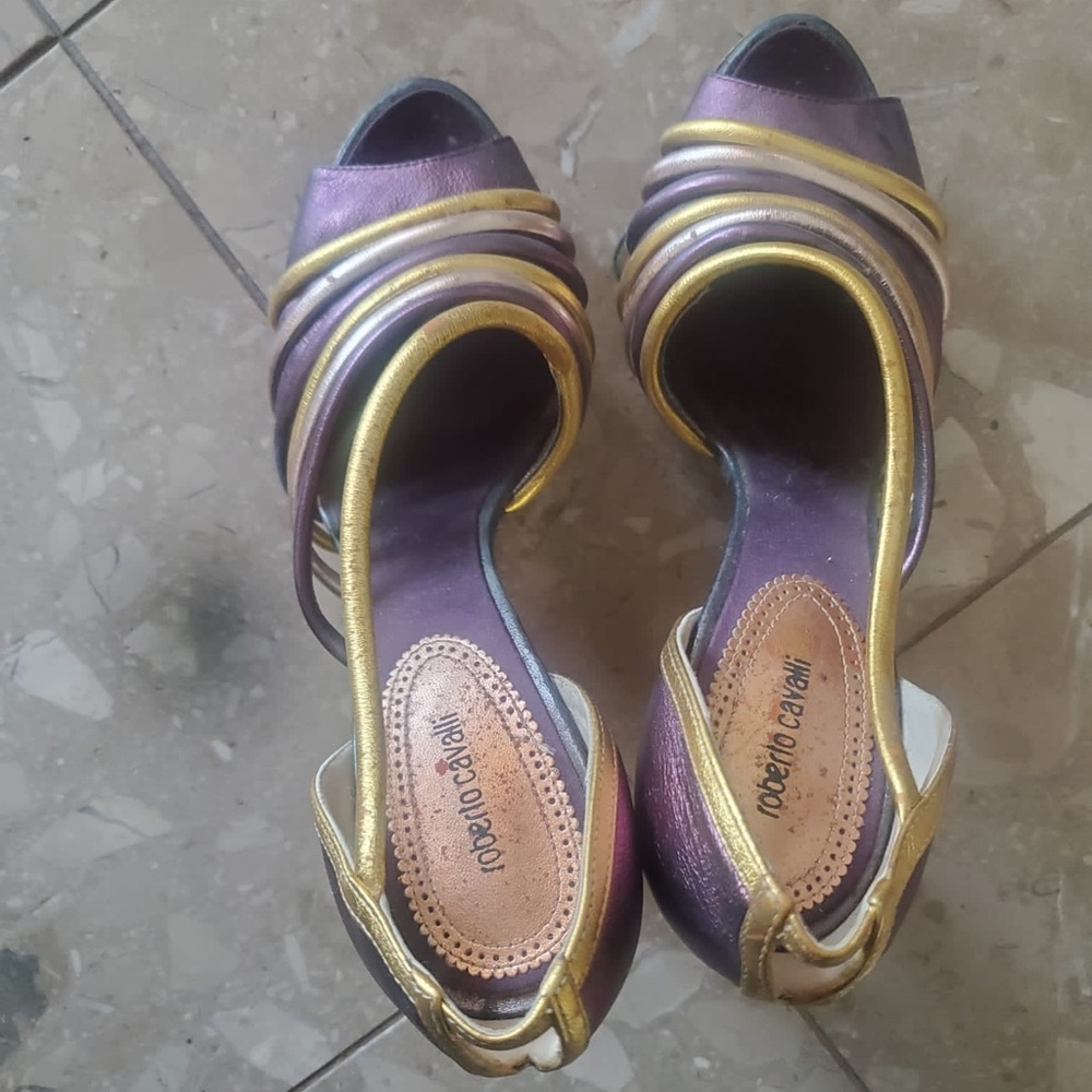 Roberto Cavalli platform sandals